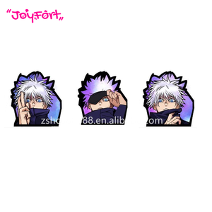 Autocollants 3D en mouvement Anime Jujutsu Kaisen Personnage Geto Suguru Deux modèles interchangeables Étanche Écologique Décoration Voiture Ordinateur Portable Réfrigérateur - Product Image 2
