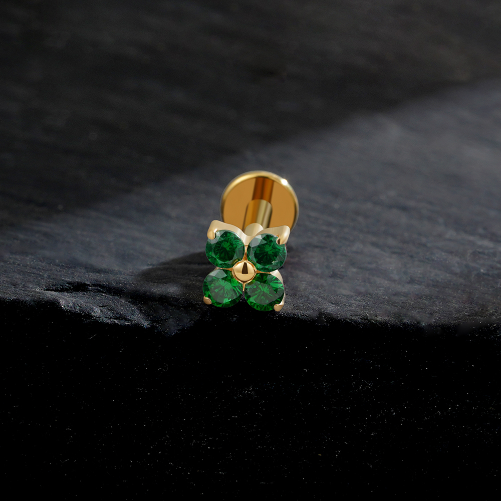 Gold/Green CZ