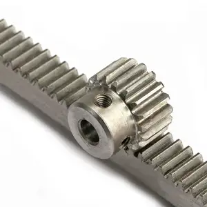 Gear Rack Pinion for linear motion CNC machine Helical Tooth Rack and Pinion Gear from Chinese factory