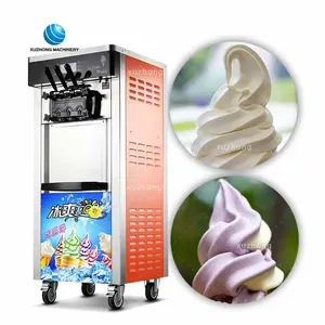 commercial soft ice cream freezer adopting automatic micro-computer control system