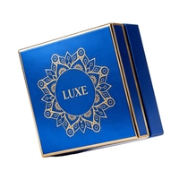 Emballage en carton rigide de luxe personnalisé de haute qualité, boîtes cadeaux avec couvercle amovible blanc, emballage artisanal