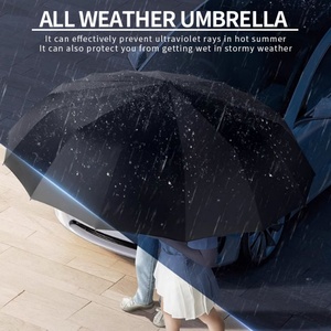 ร่มกันฝนขนาดใหญ่ 16k คุณภาพสูง โครงสร้างแข็งแรง สำหรับผู้ชาย/ผู้หญิง/ขายส่ง ร่มกอล์ฟอัตโนมัติ กันลม พกพาสะดวกสำหรับการเดินทาง - Product Image 5