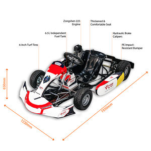 Kart tout-terrain Trail Rider, châssis en acier chromoly 4130, moteur à essence Zongshen 225cc, pneus tout-terrain, kart <span class=keywords><strong>de</strong></span> <span class=keywords><strong>course</strong></span> - Product Image 2