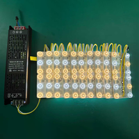 Modules LED carrés RGB IP68 24V DMX512 1935 IC, module LED carré 12V pour boîte lumineuse publicitaire, module LED 24V