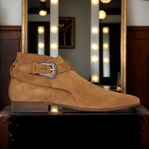 Botas <span class=keywords><strong>Chelsea</strong></span> de Media Caña, Estilo Chukka, de Piel de Ante, para Invierno, con Aumento de Altura, para Otoño - Product Image 3