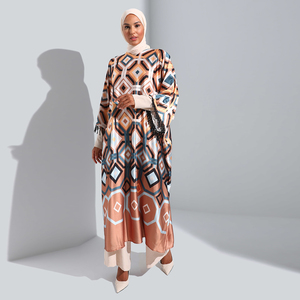 2023 mejor venta Maxi vestido de talla grande de manga larga <span class=keywords><strong>ropa</strong></span> islámica <span class=keywords><strong>moda</strong></span> con cuentas caftán marroquí vestido Oriente Medio <span class=keywords><strong>ropa</strong></span> árabe - Product Image 3