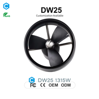Propulseur submersible DW25 en alliage d'aluminium, étanche IP45, pour drone sous-marin robuste