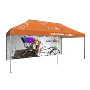 Kanopi tenda pameran dagang 10X10 aluminium 10x20 tenda kustom kanopi dengan Logo