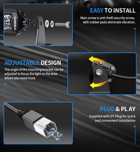 AURORA USA progettato senza viti Combo fascio <span class=keywords><strong>LED</strong></span> Pod <span class=keywords><strong>Offroad</strong></span> 12v <span class=keywords><strong>LED</strong></span> auto luce Bar - Product Image 4