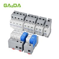 Parafoudre électrique GA&DA T2 2P 40kA 280V AC SPD, dispositif de protection contre les surtensions et la foudre basse tension pour systèmes solaires et industriels