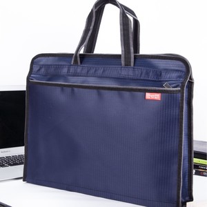 Bolso para Portátil Oxford Impermeable de Gran Capacidad, Maletín de Oficina, Asa Resistente, Cierre de Cremallera, Estilo Vintage para Hombre, Reutilizable - Product Image 5