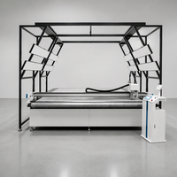 Machine de découpe numérique à plat CNC automatique à couteau vibrant pour carton ondulé et boîtes en carton, alimentée par feuilles, avec fonction de découpe à l'emporte-pièce