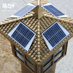 Lámpara Solar Mata Mosquitos para Exteriores, Jardín, Villa, Patio, Impermeable, 100-200m - Product Image 3
