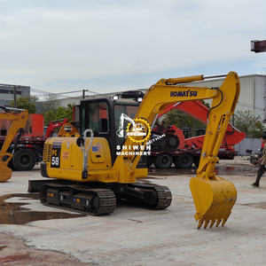 Miniexcavadora Komatsu PC58 Usada de Alta Calidad, Original de Japón, de Segunda Mano, PC58 60 70 78, Miniexcavadora Pequeña con Topadora, Lista para Enviar - Product Image 3