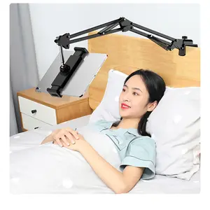 Soporte de cuello de cisne ajustable para teléfono inteligente, abrazadera Flexible de 12,9 pulgadas para cama y Tablet