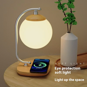 Hot Selling Intelligent Atmosphere Desk Lamp Bedroom <b>Bedside</b> Spherical Warm and Creative Reading Eye Protection Lamp - Product Image 1