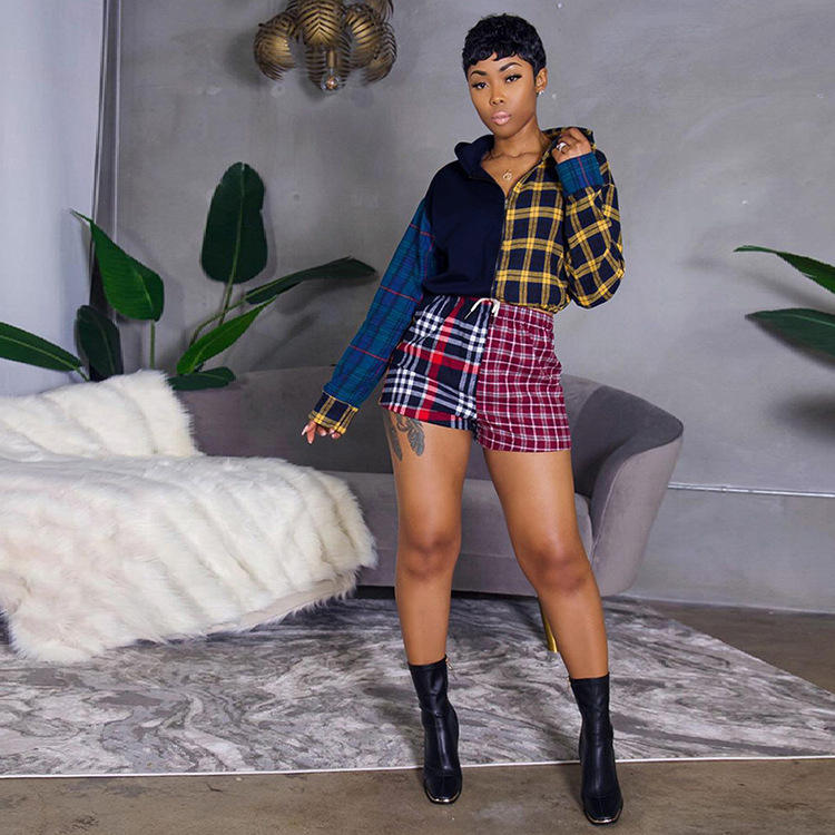 terno com camisa quadriculada