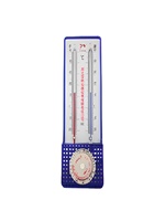 Thermomètre à ampoule humide et sec pour extérieur, intérieur, laboratoire d'élevage en serre, capteur marin, humidimètre en plastique personnalisable OEM pour