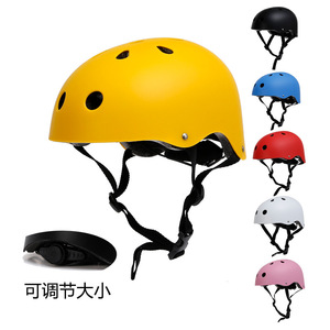 Casco de ciclismo ajustable para niños, color sólido, con ventilación, para deportes al aire libre - Product Image 2