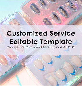 <span class=keywords><strong>Uñas</strong></span> Postizas <span class=keywords><strong>Cortas</strong></span> Redondas <span class=keywords><strong>de</strong></span> Acrílico Rosa Claro, Diseño Simple, Brillante, Modelo Francés para Salón, <span class=keywords><strong>Uñas</strong></span> Postizas a Presión - Product Image 5