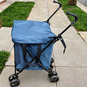 Panier de rangement pliable, corbeille pour les courses, sac, chariot en toile - Product Image 4