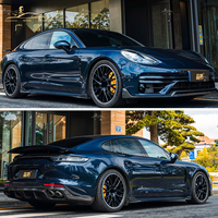 Kit de carrosserie en Fiber de carbone parfaitement adapté pour PORSCHE pour Panamera 971 GTS Turbo nouveau diffuseur arrière et séparateur de pare-chocs avant et arrière