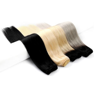 Extensiones de Cabello Humano con Trama Invisible, Súper Delgadas, 100% Cabello Virgen Remy, Sin Desprendimiento, para Salón de Belleza - Product Image 2
