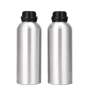 Горячая Распродажа, алюминиевая бутылка 30 мл, 500 мл, 1000 мл, 1 л, пустая металлическая алюминиевая бутылка для эфирного масла с прозрачной крышкой