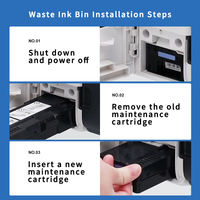 Plotter de cartucho de mantenimiento Compatible con la marca Canon, contenedor de tinta de desecho para consumibles de impresora Canon 1/20M/5200/5200M