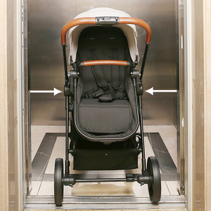 Morething Zwillings-Baby 4-in-1 Leinen-Autositz-Kinderwagen-Set Ein-Tasten-Faltmechanismus 5-Punkt-Sicherheitsgurt Aluminiumrahmen 22kg 0-3 Jahre PU - Product Image 3