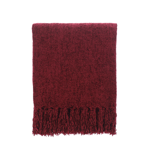 Luxury Eco-Friendly Printed Jacquard Brushed <b>Throw</b> <b>Super</b> <b>Soft</b> Warm Wool Acrylic Blend Skin-Friendly Wrinkle Resistant Winter - Product Image 1