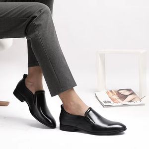 Zapatos Oxford Formales Personalizados para Hombre, Estilo Elegante, Parte Superior de Cuero Genuino Impermeable, Estilo Slip-On, Cuero Completo de Lujo - Product Image 5