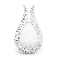 Nouveau mini humidificateur ultrasonique créatif à motif craquelé, diffuseur d'aromathérapie ajouré pour bureau et maison