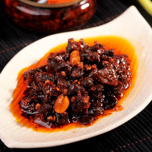 Jixiangju คุณภาพสูงราคาถูก 280g ซอสพริกร้อนถั่วดํา - Product Image 5