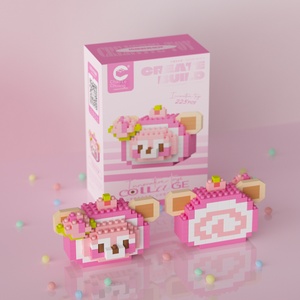 Descuentos exclusivos en nuevo modelo de bloques de construcción de juguete, rollo de crema de partículas pequeñas, juguetes de plástico para niños y niñas al por mayor - Product Image 2