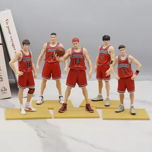Figuras de Acción de <span class=keywords><strong>Anime</strong></span> Japonés SLAM DUNK, Set de 5 Piezas, Modelo Coleccionable, Decoración, Juguetes - Product Image 3