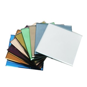 Decorative Colored Mirror Glass <b>Sheet</b> Tinted Mirror Stained Silver Mirror Glass for Hotels and Buildings - Product Image 1