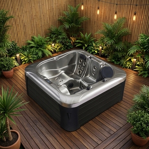 Lavadora interior de EE. UU. Bañera de hidromasaje <span class=keywords><strong>Spa</strong></span> Masaje Bañera de hidromasaje Doble - Product Image 1