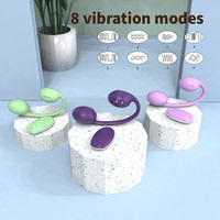 G-Punkt-Vibrator mit Doppelkugel, Starke Doppelvibration, Fernbedienung, Wiederaufladbar, Tragbar, Vibrierend für Klitorale Stimulation