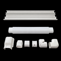 Kit de pièces pour climatiseur monosplit YOD, gaine de câblage décorative en PVC, gaine de conduit, ensemble de conduites, couvercle de ligne de conduit