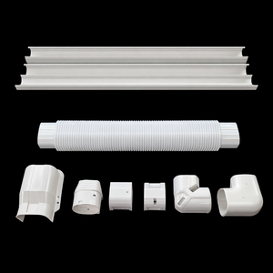 ชุดอุปกรณ์ตกแต่งท่อแอร์ ยี่ห้อ YOD รุ่นมินิสปลิต สำหรับเครื่องปรับอากาศ HVAC  ประกอบด้วยท่อพีวีซี  ฝาครอบสายไฟ  และชุดท่อเดินสาย - Product Image 1