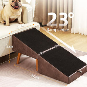 Huisdier trap, dubbel doel, binnenhelling, zachte split-ladder, kledingvoetsteun, eenvoudige installatie, aanpasbaar, alle seizoenen, huisdiermeubilair - Product Image 5