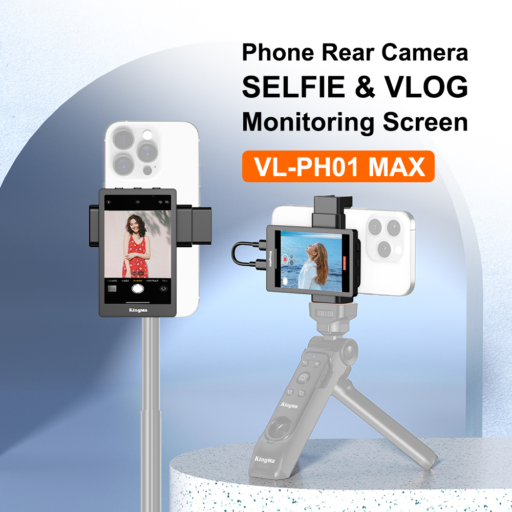 Kingma VL-PH01 Max Phone Vlog Selfie Monitor Screen Kit