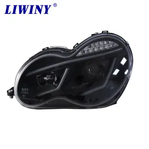 Liwiny Upgrade LED DRL HID xenon headlight Headlamp assembly For merced.es be.nz C Class W203 2000-2006 head light head lamp