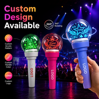 Bâton lumineux rotatif à 360° en acrylique, contrôlé par Bluetooth, pour concerts Kpop, événements, réunions de fans, cadeaux et festivals