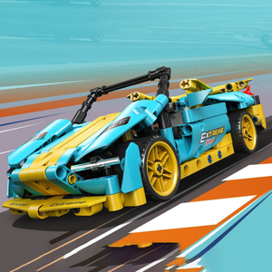 2025 mục mới tốc độ vô địch xây dựng Kit giáo dục nhựa đồ chơi xe mô hình 1:72 quy mô xây dựng khối thiết lập cho trẻ em - Product Image 2