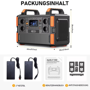 Flashfish F132 1000w 1000wh แบตเตอรี่ Lifepo4 สถานีพลังงานสำรอง เครื่องกำเนิดพลังงานแสงอาทิตย์ 1kw พาวเวอร์แบงค์แบบพกพา สถานีจ่ายไฟ - Product Image 5