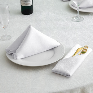 Modern Square Polyester Dinner Cloth Table <strong>Napkins</strong> Handmade Washable Square for Home <strong>Wedding</strong> Party or Airplane Banquet Events - Product Image 2