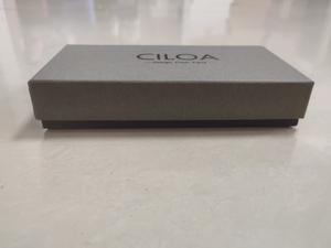 Caja de Regalo para Reloj CILOA Gris con Logotipo Grabado de París, Estuche Rectangular Individual para Exhibición y Almacenamiento de Relojes, Paquete de Lujo para Relojes - Product Image 3