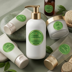 Etiquetas de papel de botella con logotipo de producto cosmético personalizado, papel de vinilo, pegatina dorada, impresión adhesiva, Impresión de etiquetas impermeables - Product Image 2